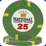 National Poker Series 25 Chip