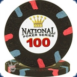 National Poker Series 100 Chip